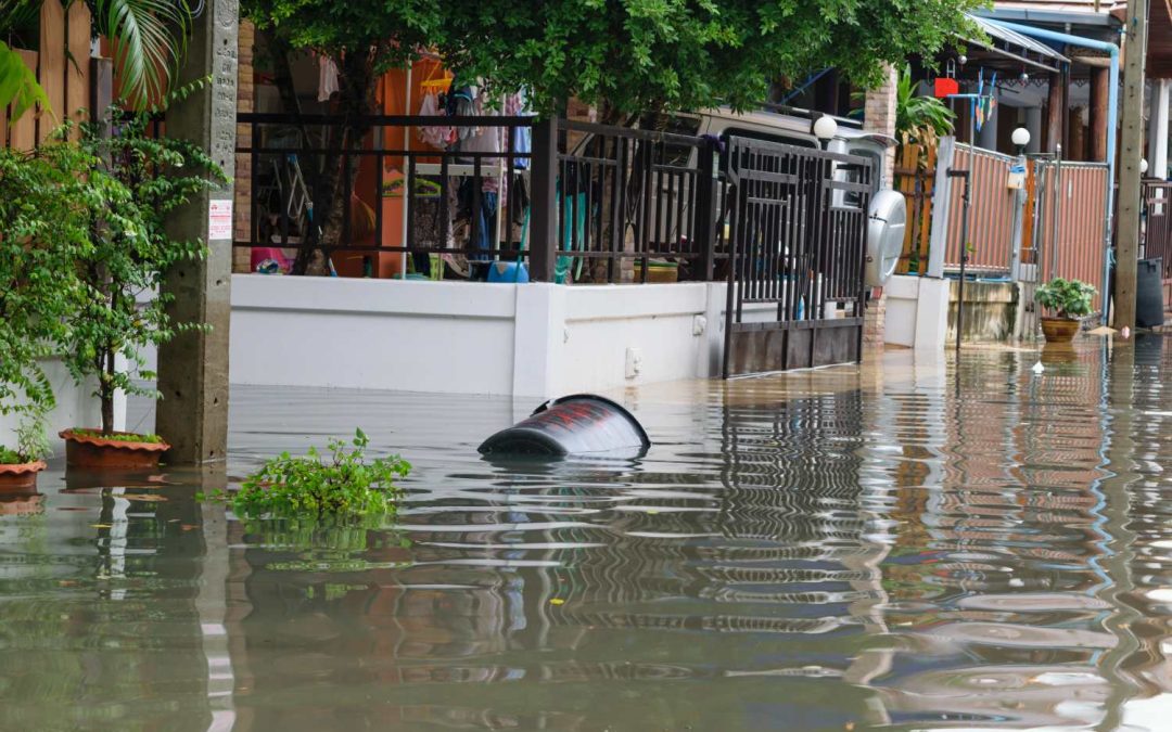 HVAC repair flood damage technician